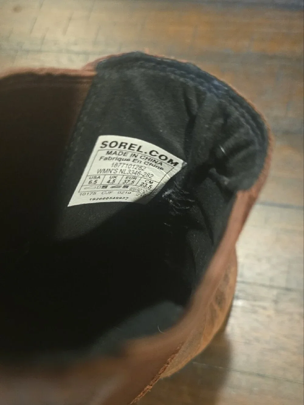 Sorel Womens Wedge Boot Brown 6.5